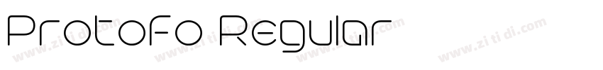 Protofo Regular字体转换 Protofo Regular字体转换